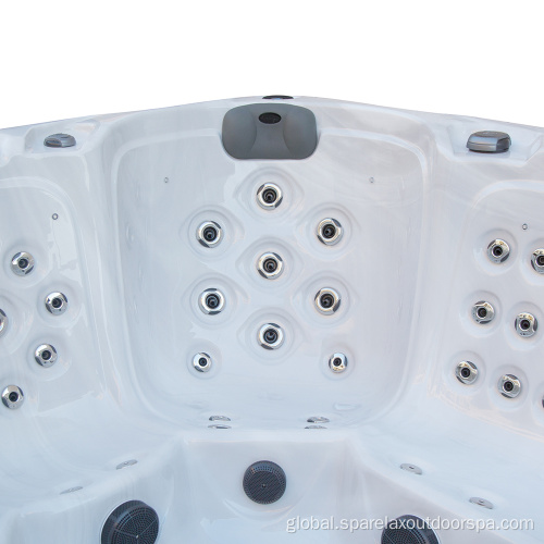 8 Seating Rectangular Outdoor Spa Hot Tub